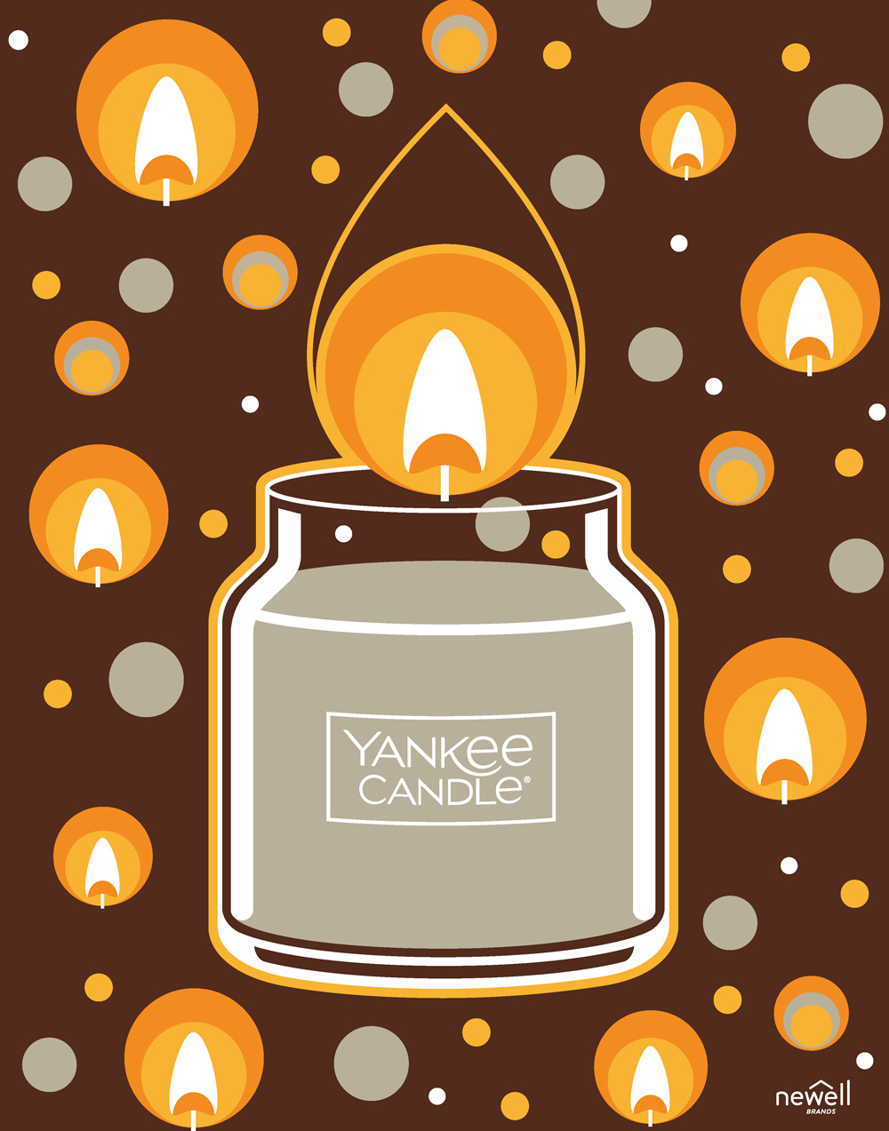 Yankee Candle Brand Poster West Michigan Graphic Design Archives