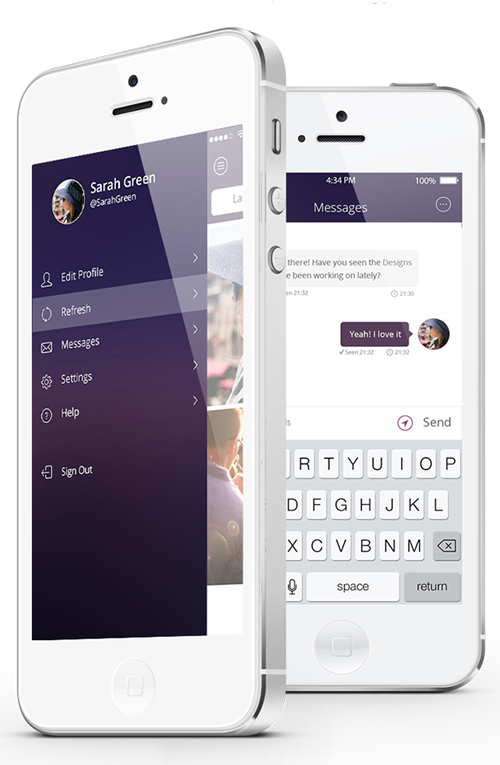 Mobile Apps UI designs Examples for Inspiration