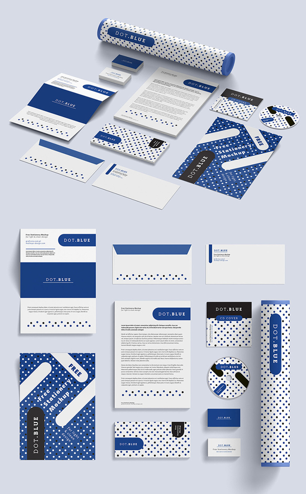50+ Free Branding / Identity & Stationery PSD Mockups Freebies