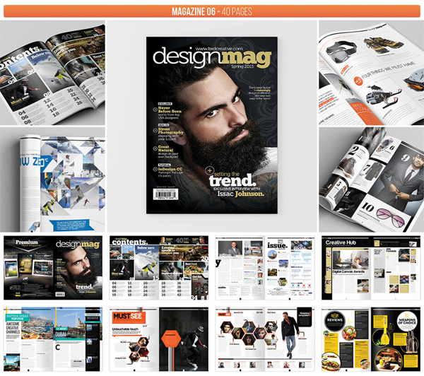 Professional Graphic Design Magazine Templates Graphic Design Junction
