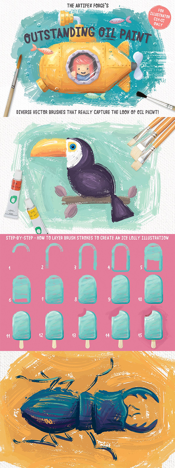 Adobe Illustrator Brushes Packs Graphic Design Junction