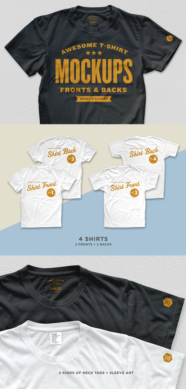20+ TShirt MockUp PSD Templates Mockups Graphic Design Junction