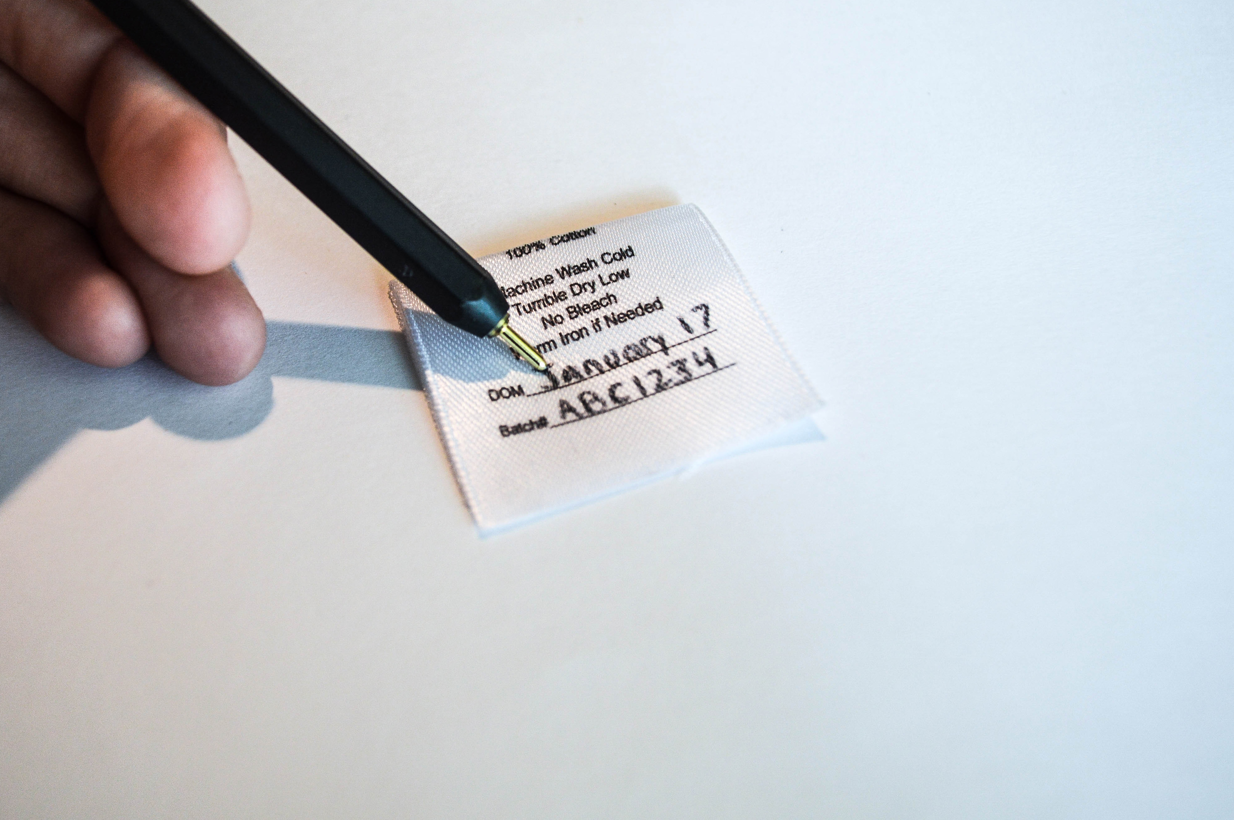 Black Fabric Marking Laundry Pen Graphic Fabrics