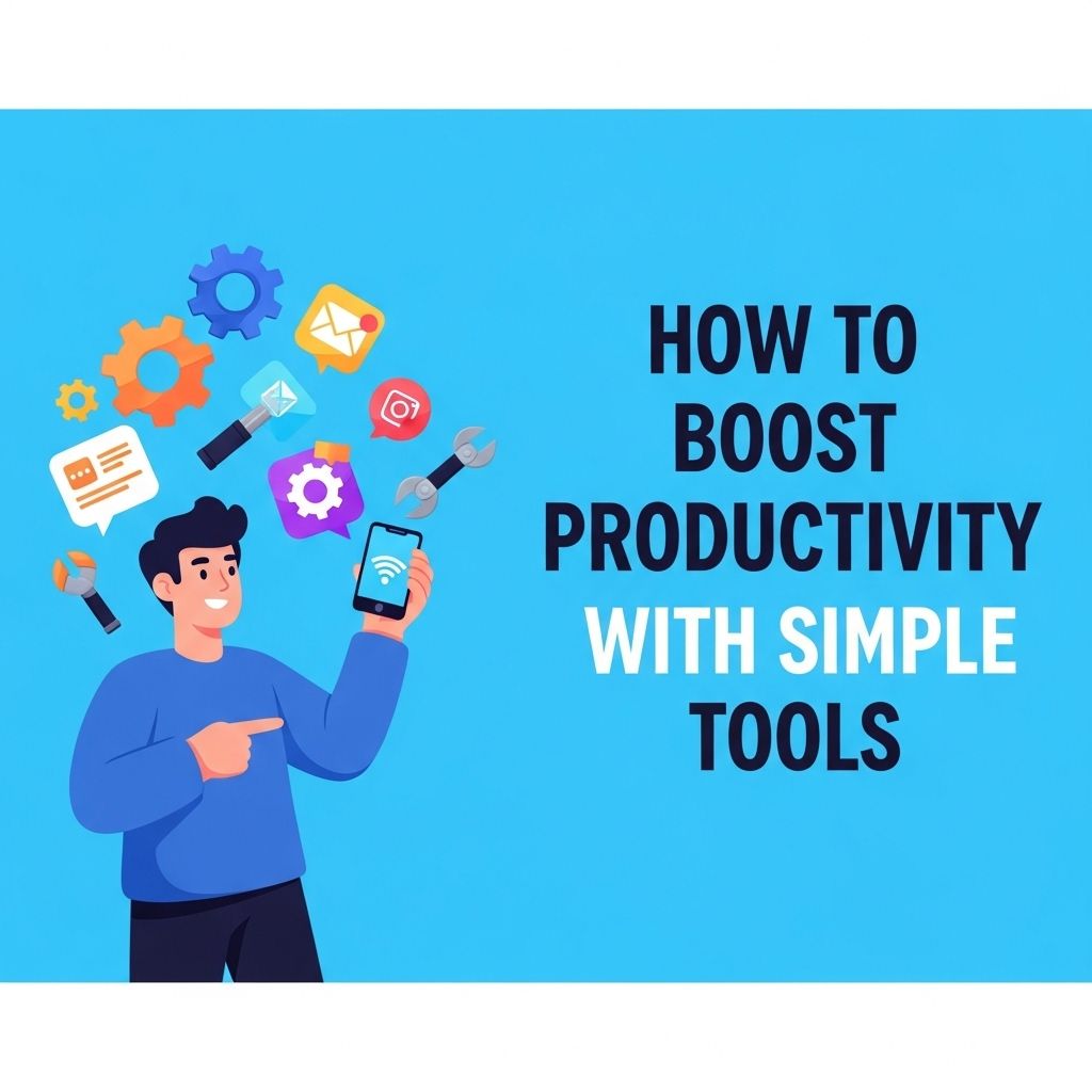 Boost Your Productivity With Simple Tools Graphic Folks