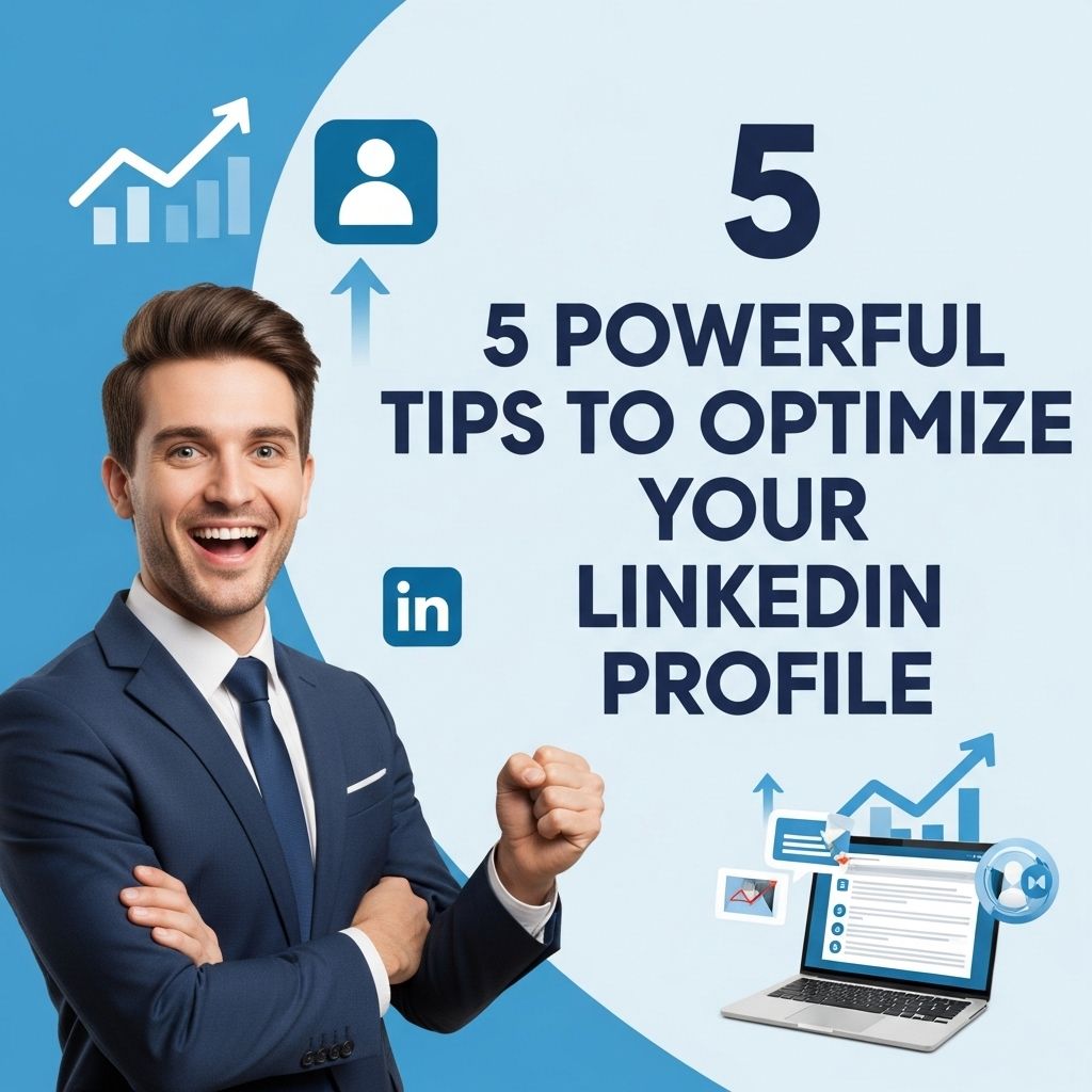 5 Powerful Tips To Optimize Your LinkedIn Profile Graphic Folks