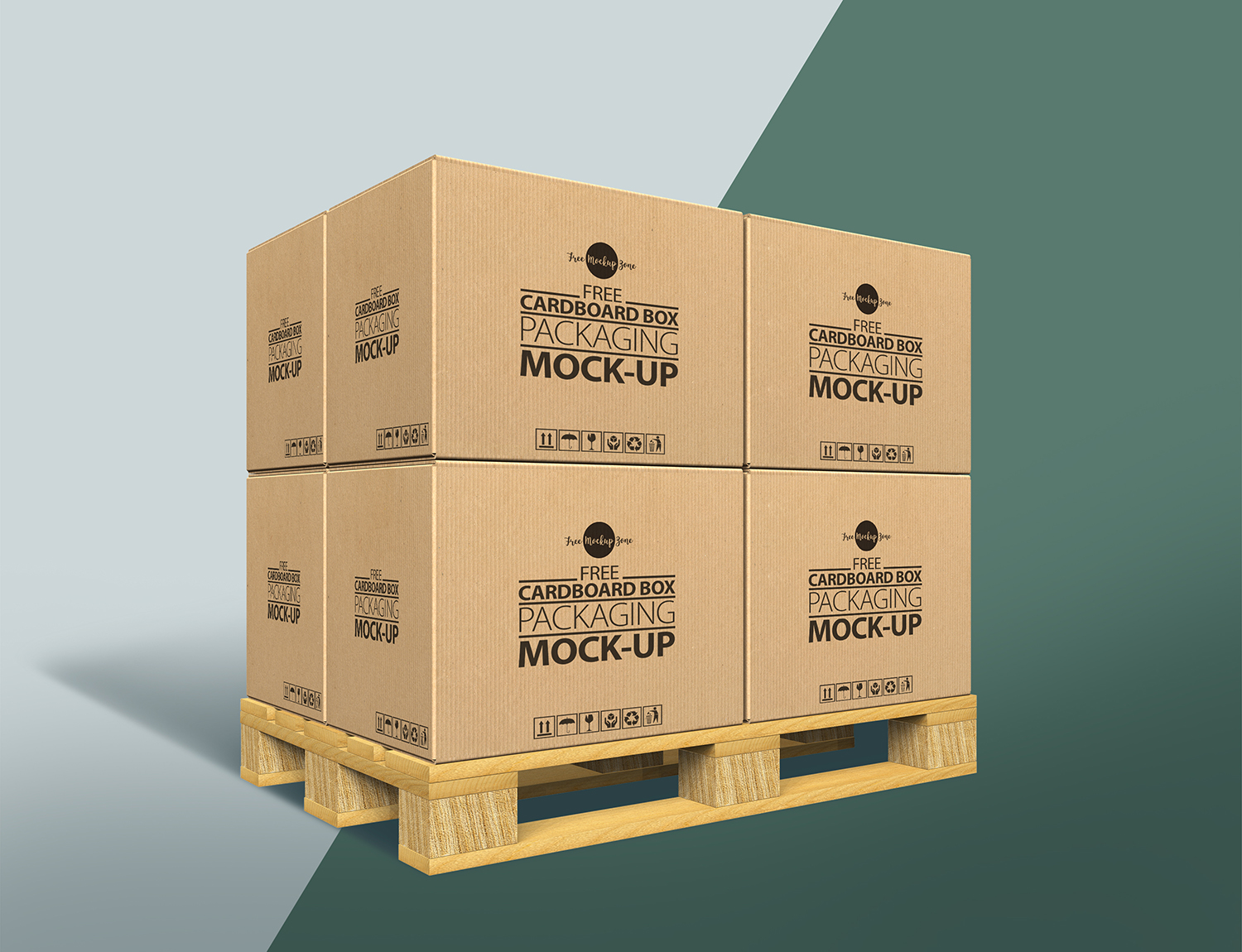 Free Cardboard Box Mockup Psd For Packaging 2017Graphic
