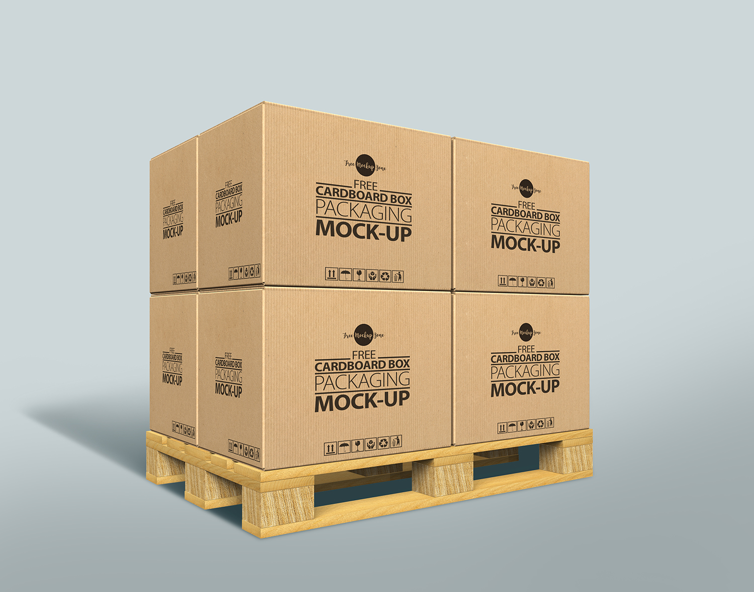 Free Cardboard Box Mockup Psd For Packaging 2017Graphic