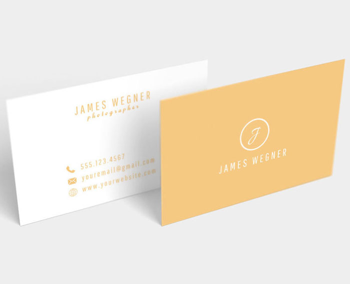 FreeModernSimpleBusinessCardDesignTemplate Graphic Google