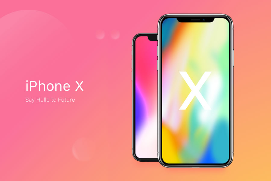 20 Free iPhone X Mockup Graphic Resources For