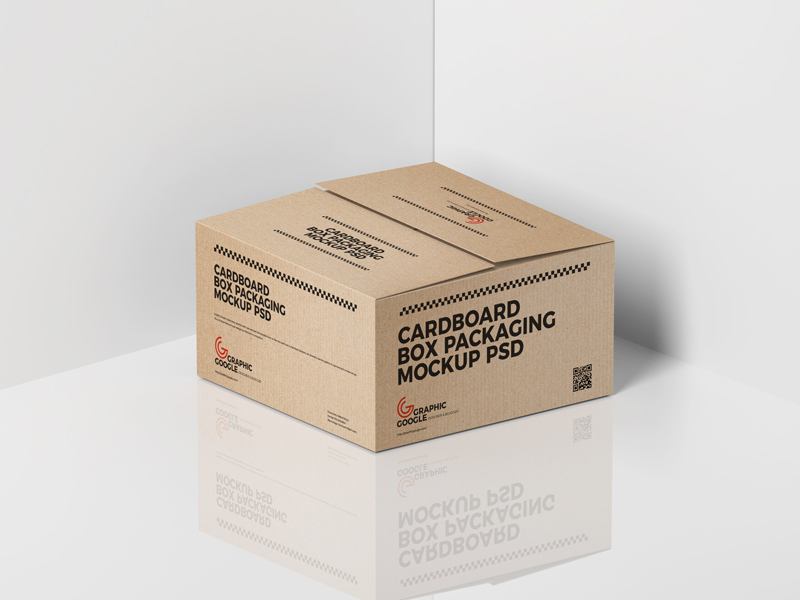 Free Cardboard Box Packaging Mockup PSD Graphic Google