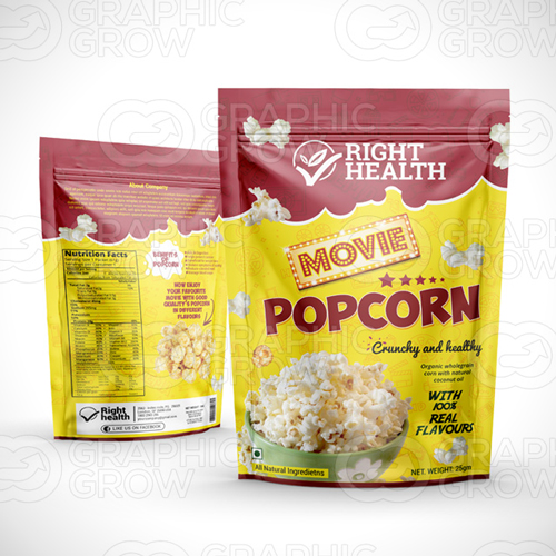 Popcorn packaging Graphicgrow