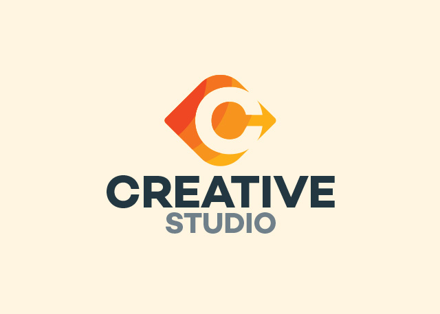 Creative C Letter Logo Graphic Pick