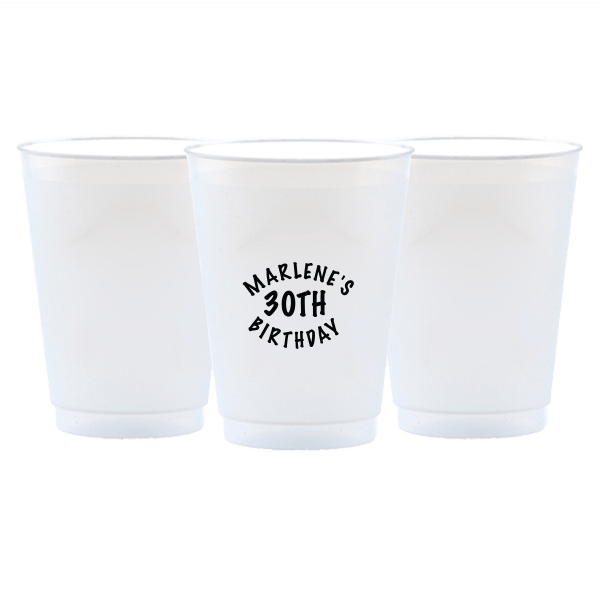 Retro 90s Photo Full Color Custom Cup Photo/Full Color 16oz Frost