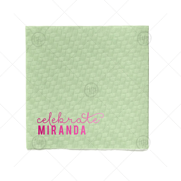 CELEBRATE Napkin Woven Square Cocktail Napkin For Your Party