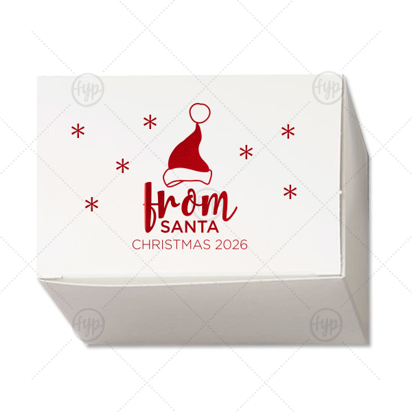 Santa Hat Box Cake Box For Your Party