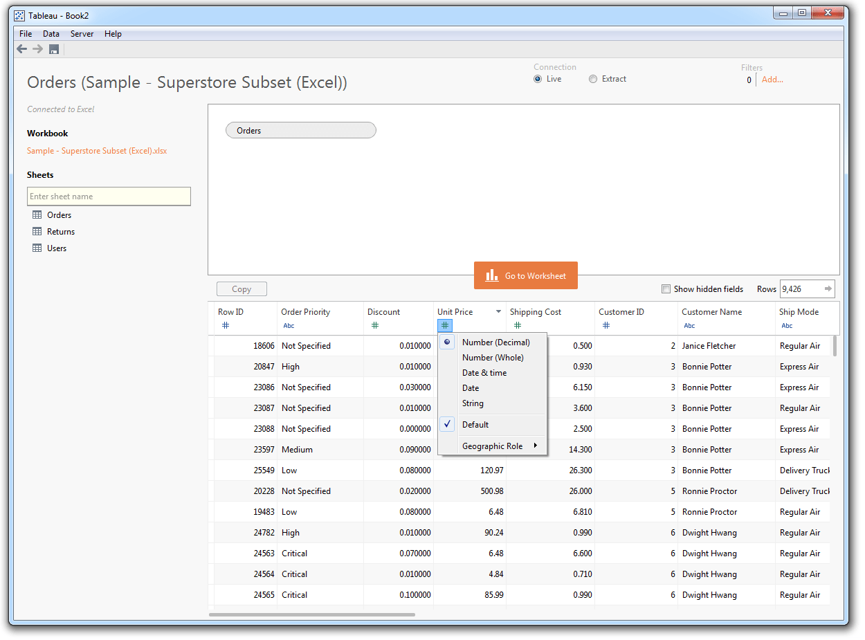 Introduction to Tableau