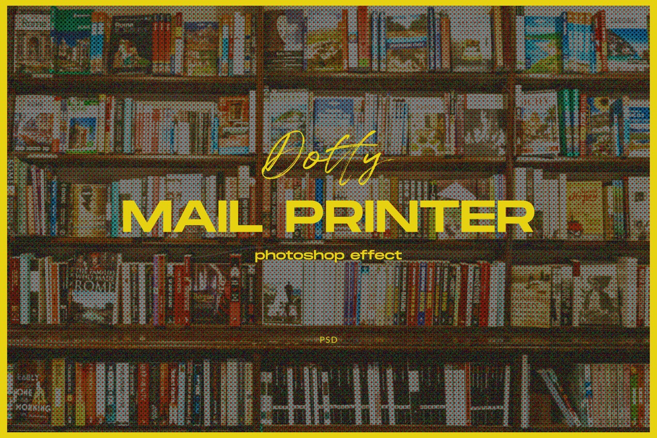 Mail Printer Effect Promo Graphics Premium Graphics, Fonts, Design