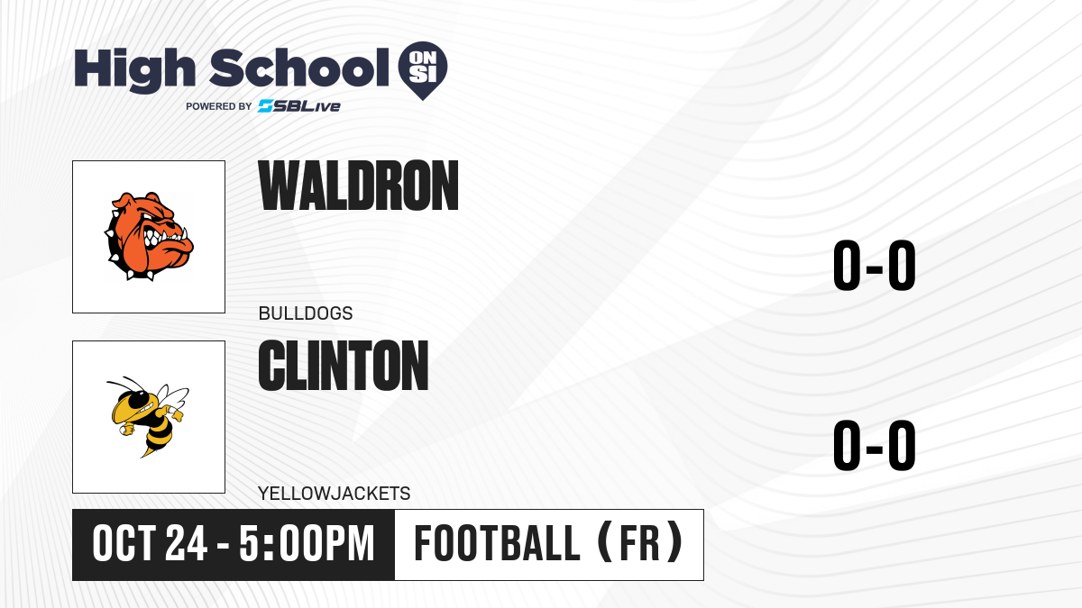 Preview Waldron vs Clinton Fr Football Oct 24, 2024 High School On SI