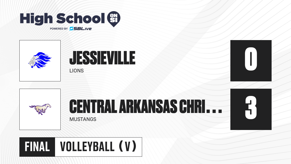 Jessieville vs Central Arkansas Christian Girls Volleyball Oct 22