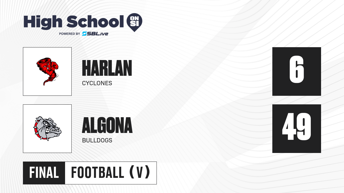 Harlan vs Algona Football Nov 1, 2024 High School On SI