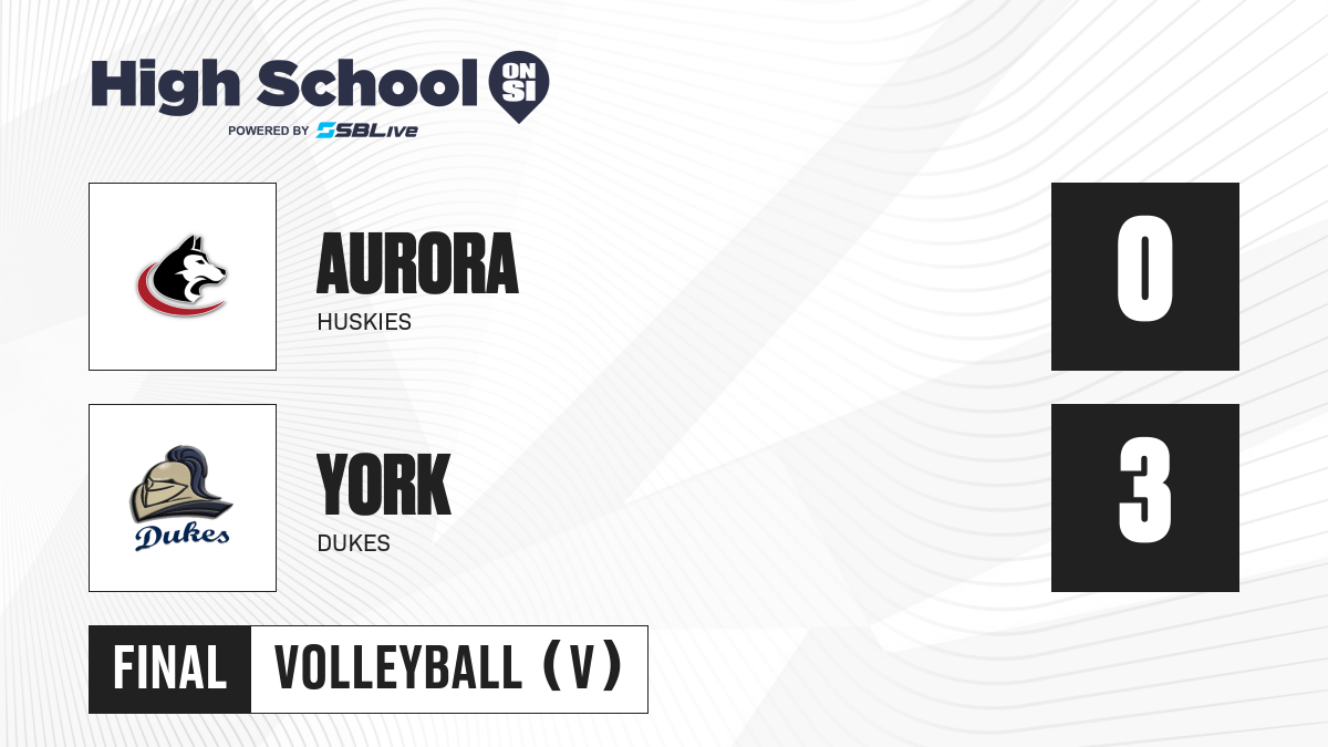 Aurora vs York Girls Volleyball Oct 29, 2024 High School On SI