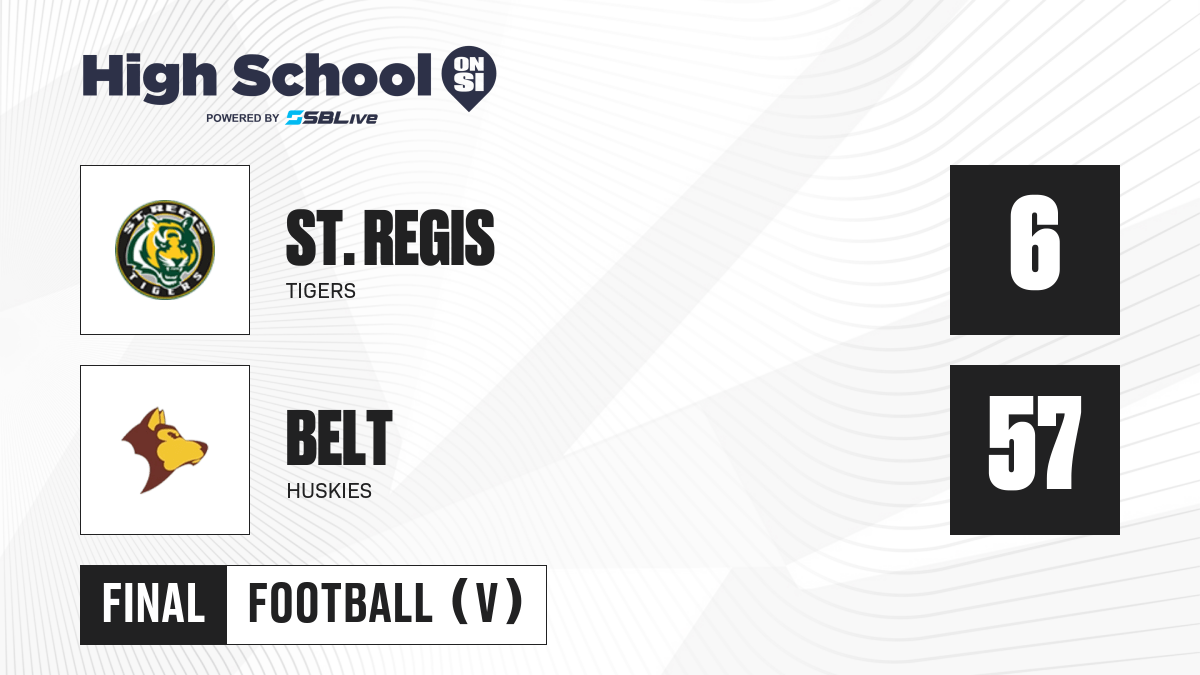 St. Regis vs Belt Football Nov 2, 2024 High School On SI