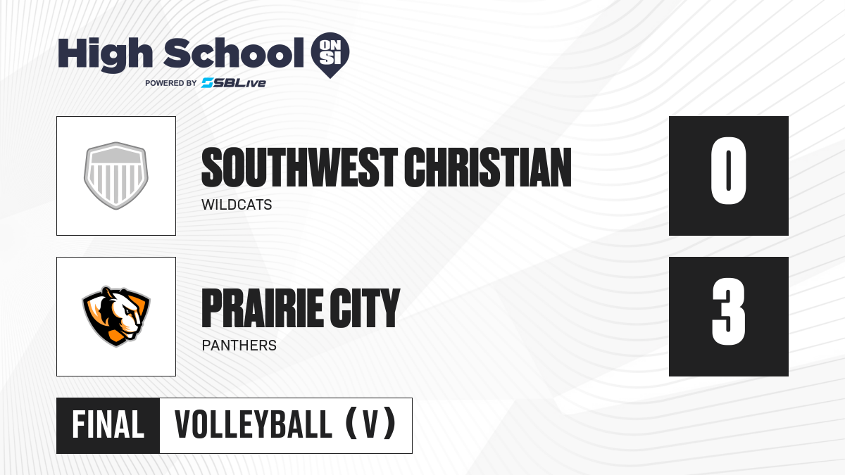 Southwest Christian vs Prairie City Girls Volleyball Oct 30, 2024