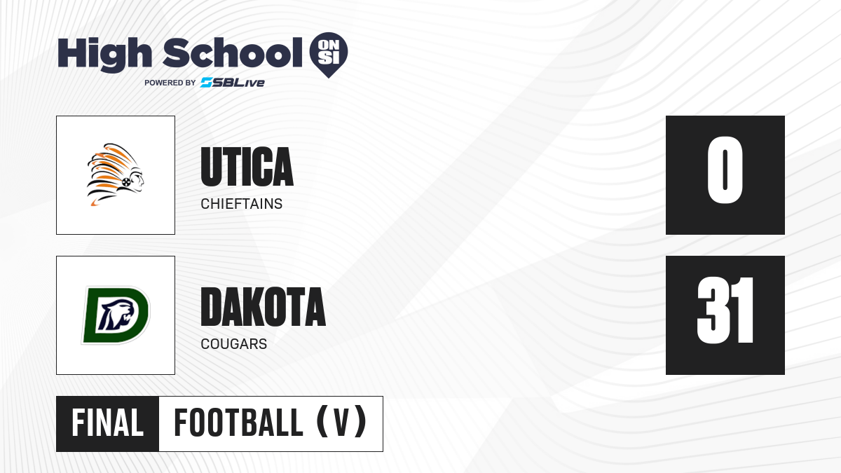 Utica vs Dakota Football Nov 1, 2024 High School On SI