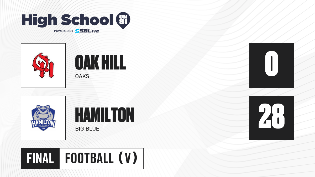 Oak Hill vs Hamilton Football Nov 1, 2024 High School On SI