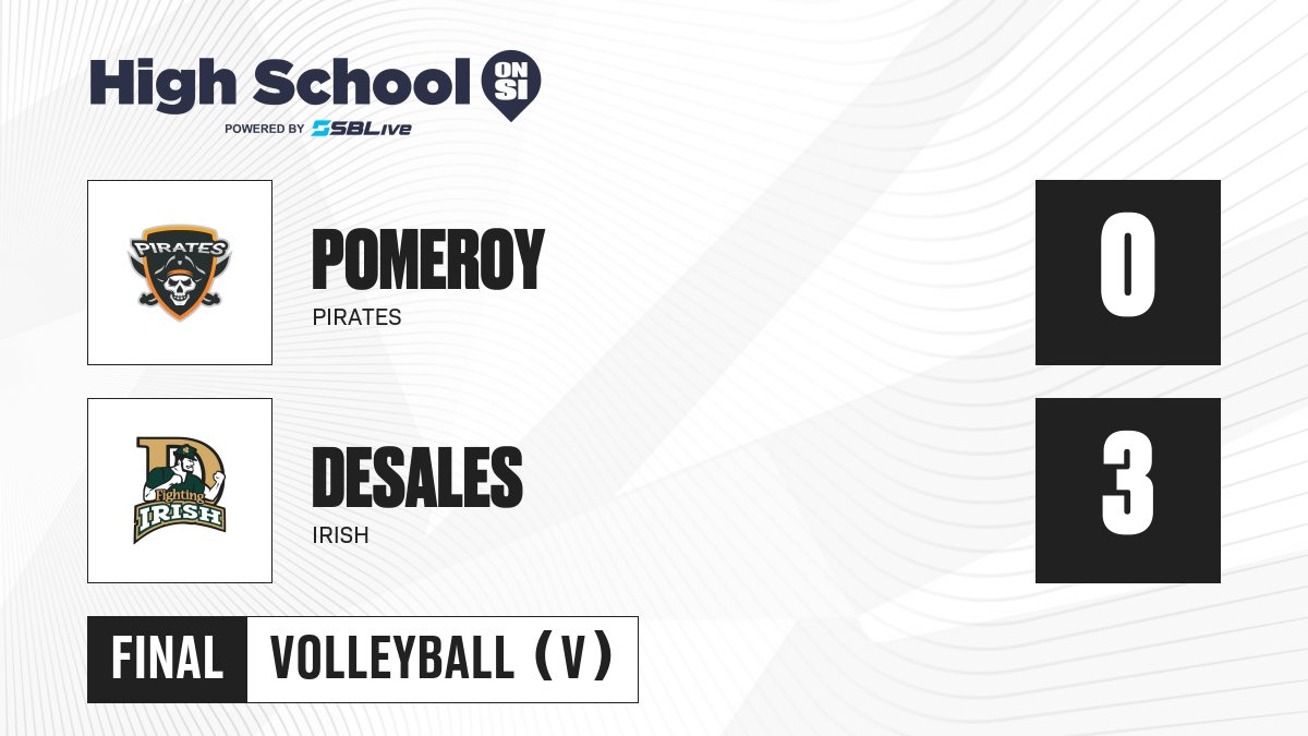 Pomeroy vs DeSales Girls Volleyball Oct 28, 2024 High School On SI