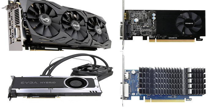 Graphics Card Types based on Form Factor, Budget, Use, Power & Cooling