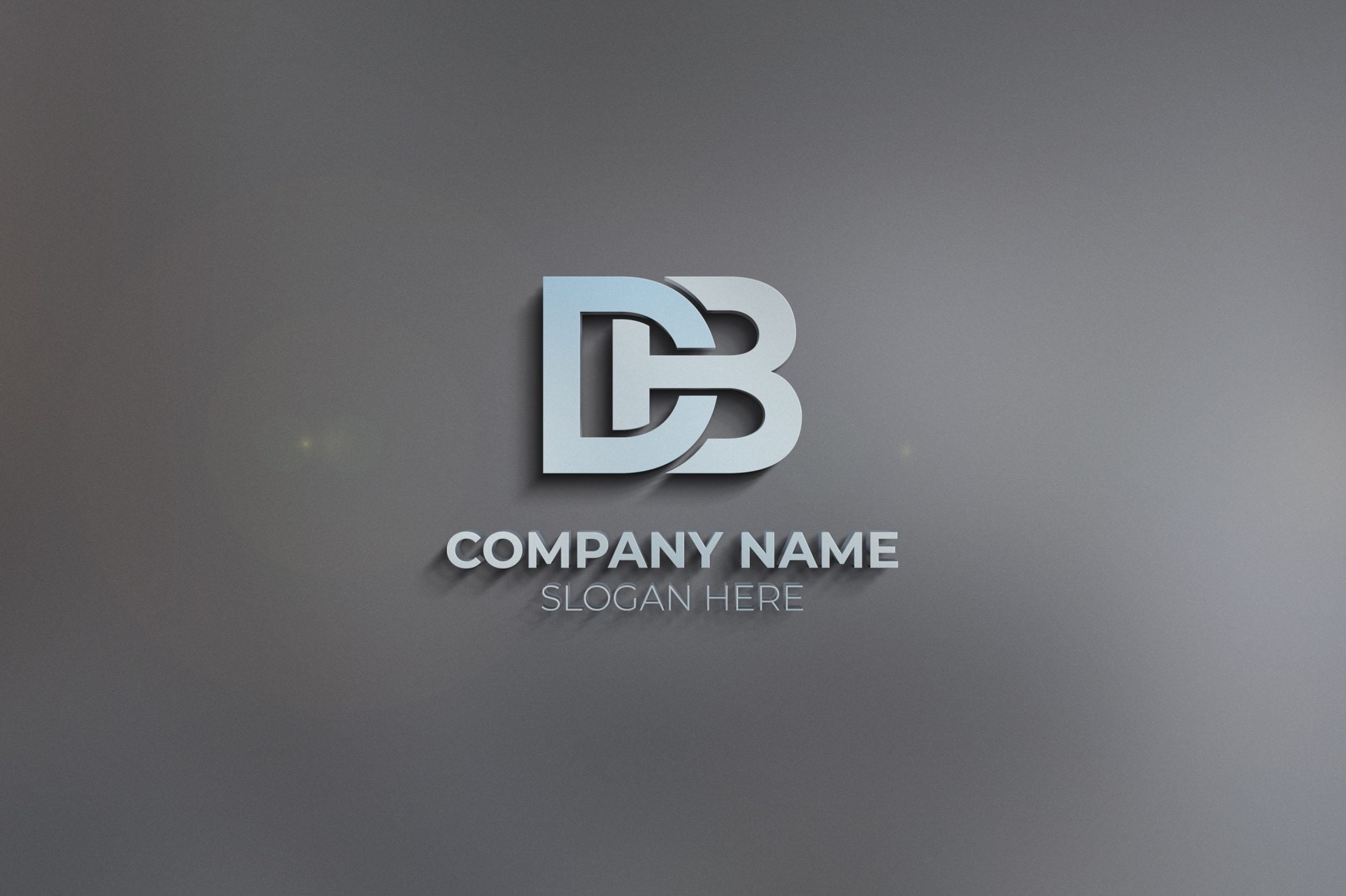 Initial DB Letter Logo Design Free Vector Download