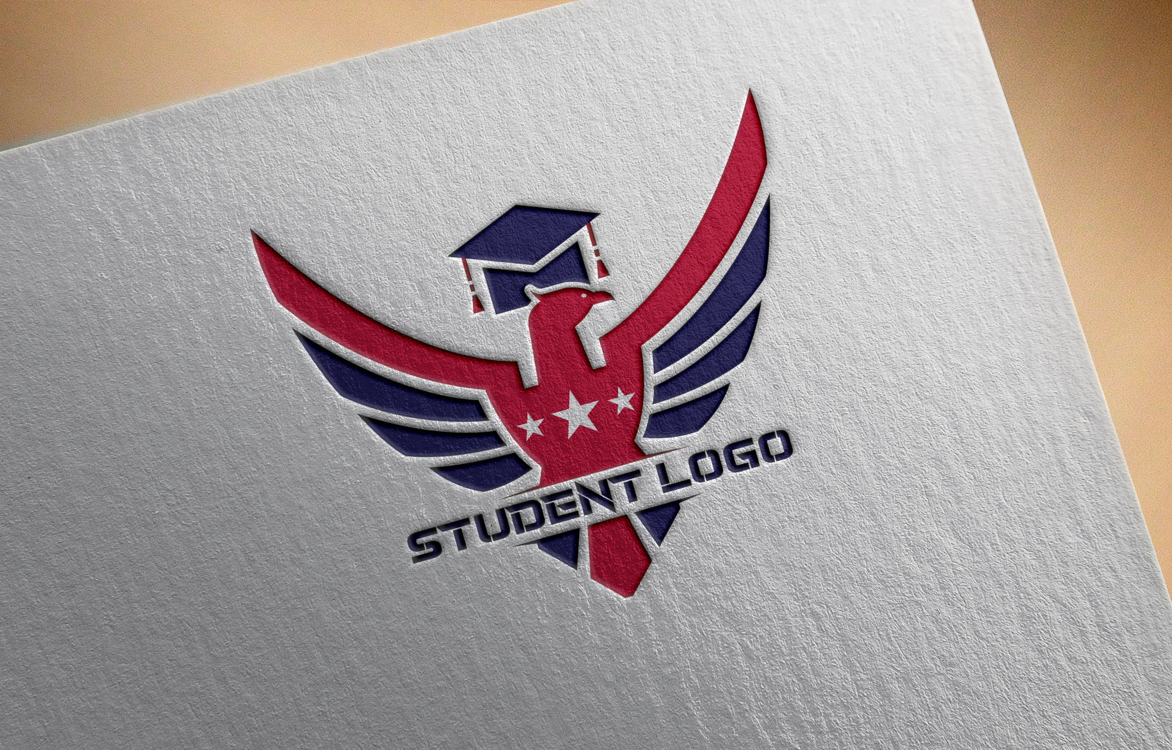 Free Student Logo Design Template GraphicsFamily