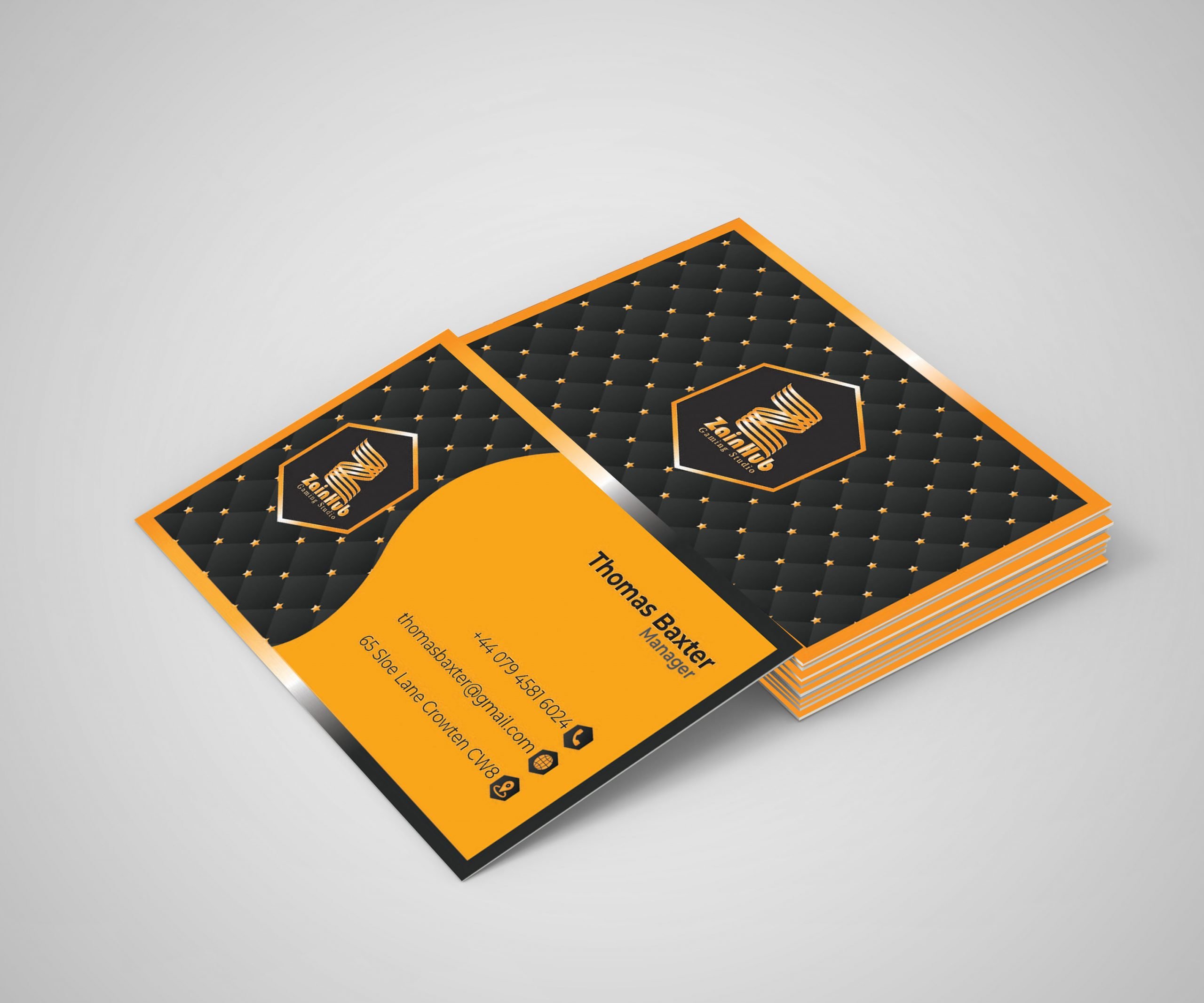 Luxury Business Card Design GraphicsFamily