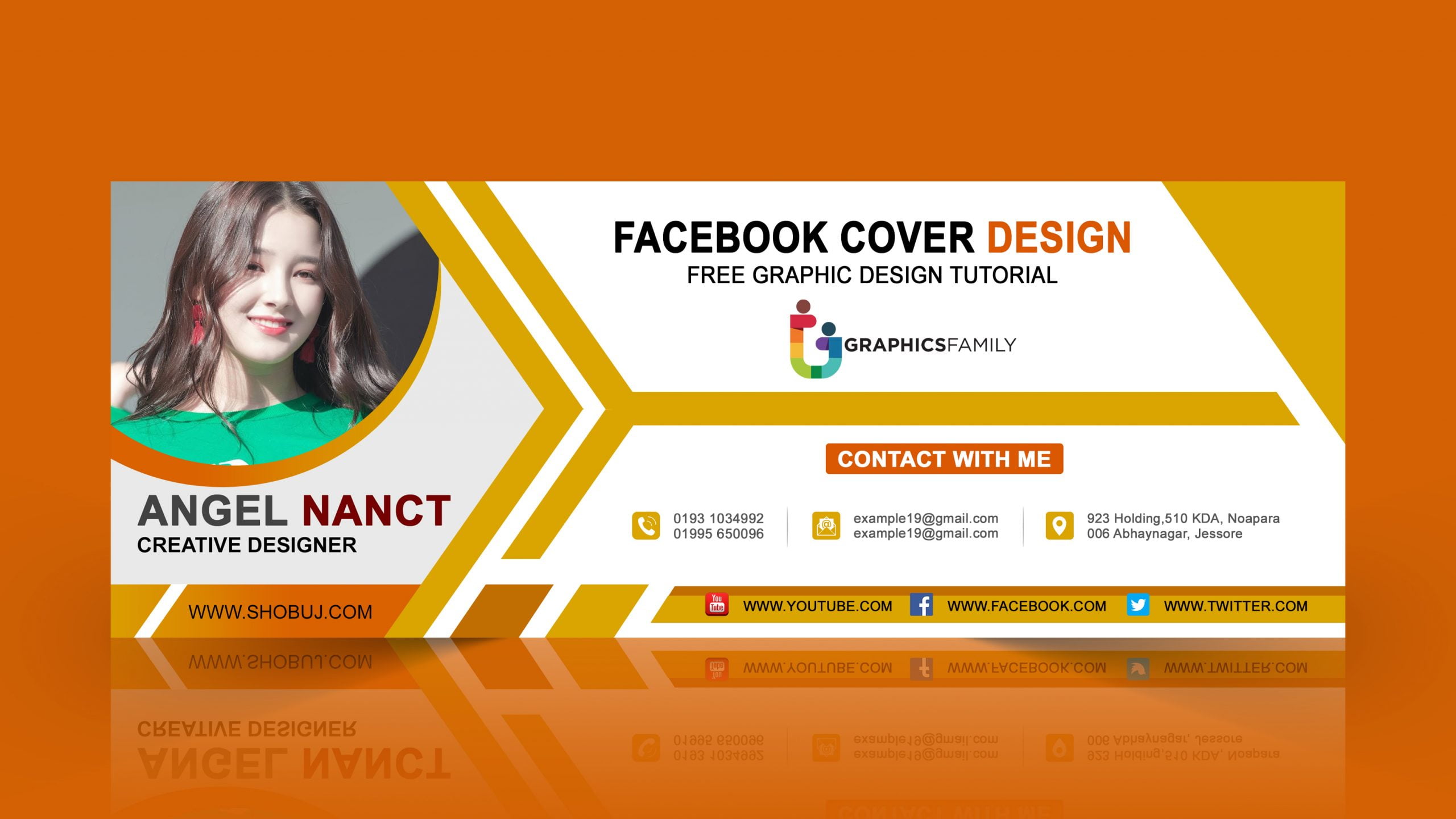 Business Teachers PSD Facebook Cover Design GraphicsFamily