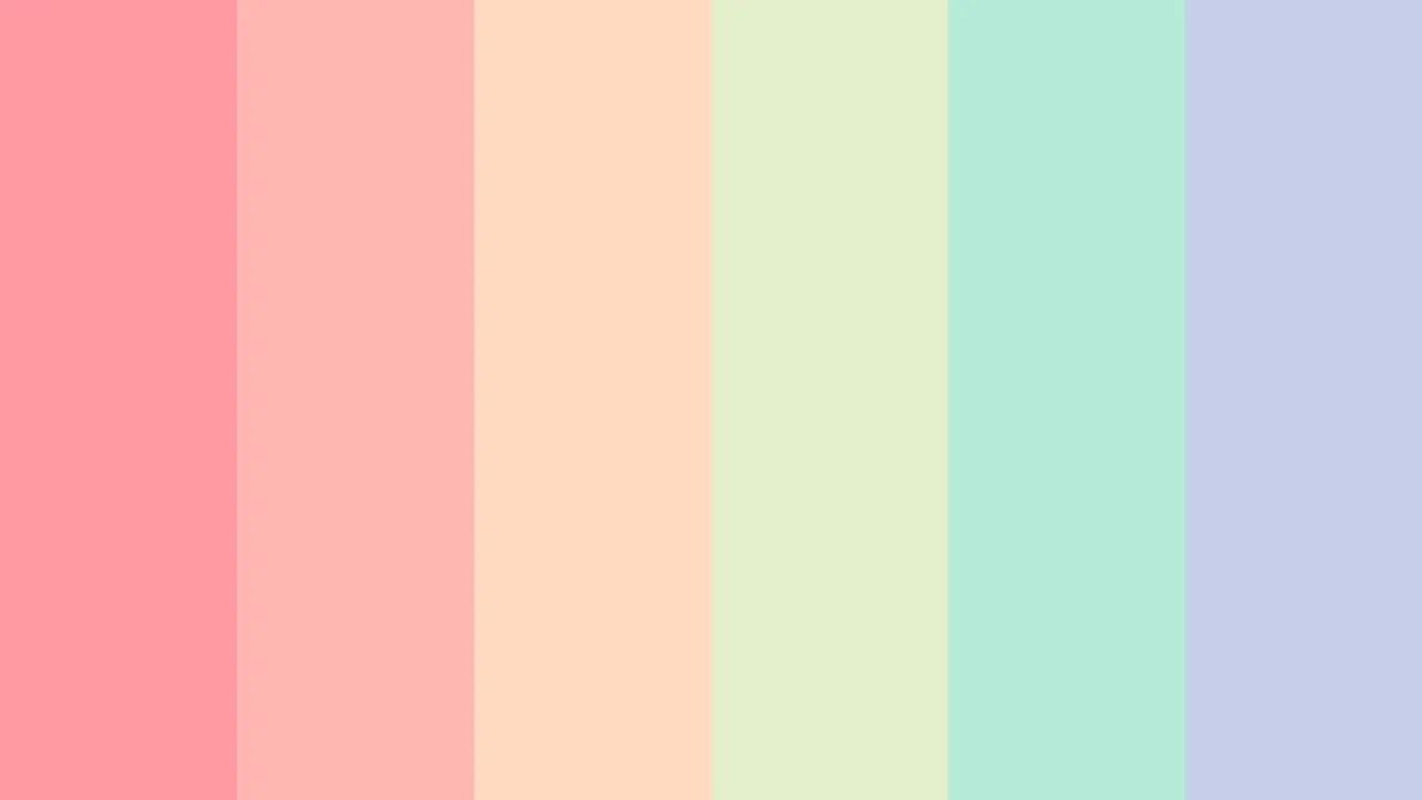 What is a Pastel Color Palette? What are 5 Key Pastel Colors