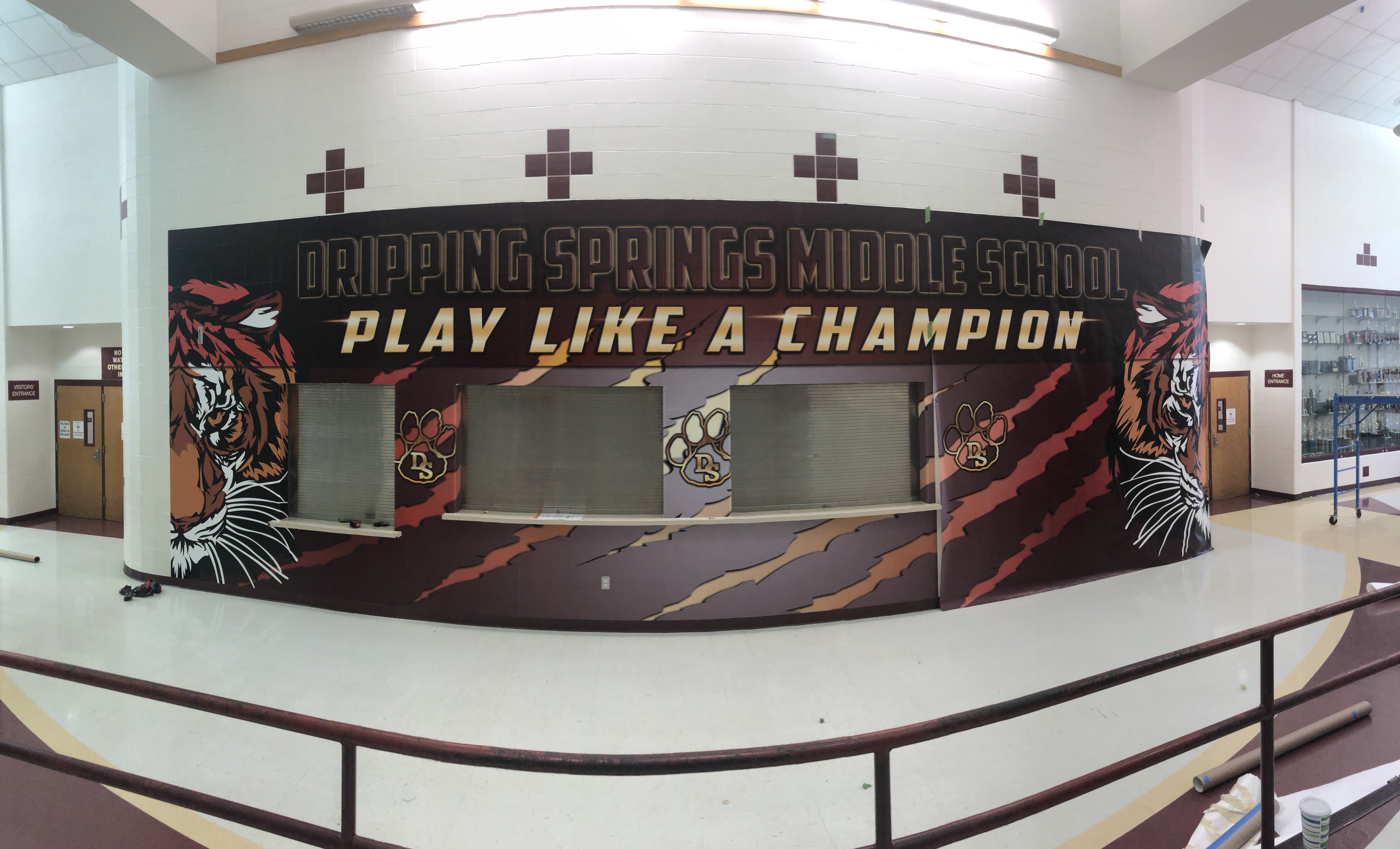 SchoolWallWrapAustinTexas Graphics Guys