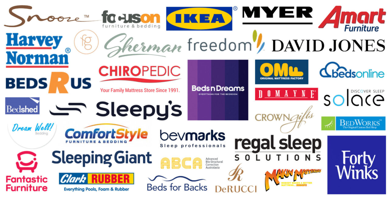 Mattress Logos Making Zzz's Look Cool and Contemporary GraphicSprings