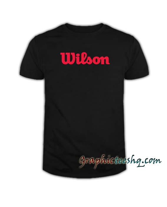 Wilson tee shirt for adult men and women. It feels soft