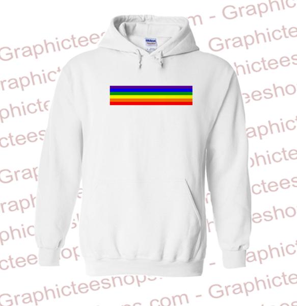 Rainbow hoodie Graphicteestores