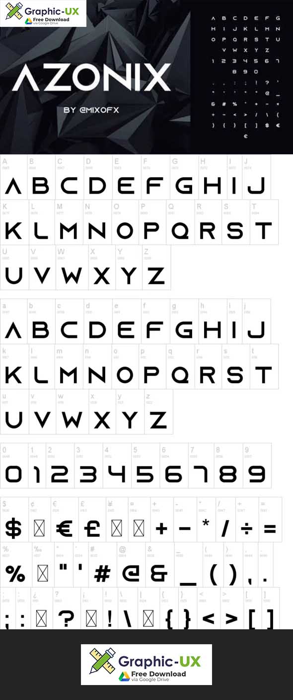Azonix Font GraphicUX