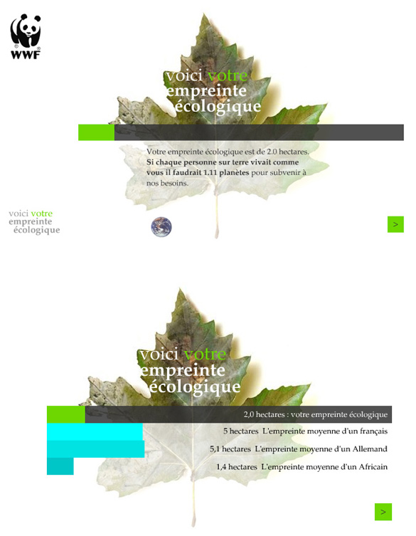 Un petit site signé WWF pour calculer son empreinte écologique
