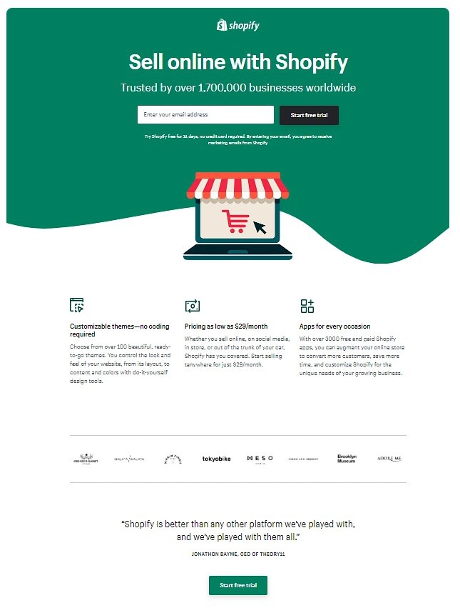 16 exemples de landing page pour votre inspiration Graphiste Blog