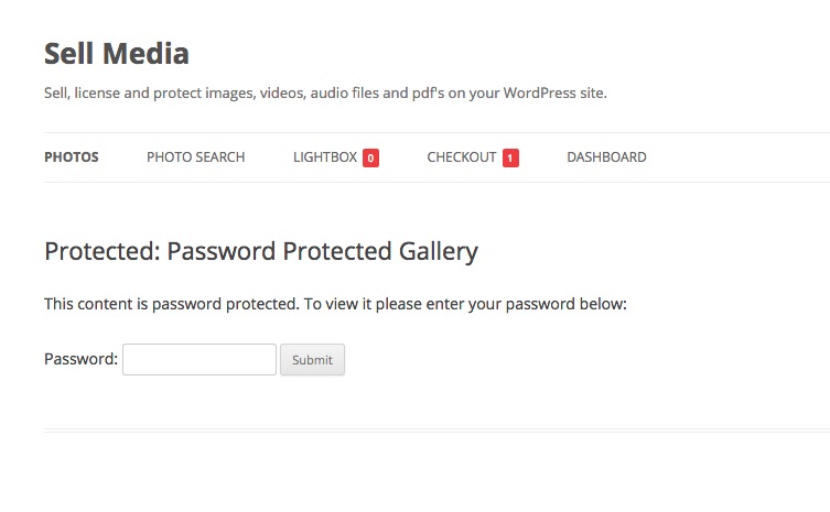 Client Proofing WordPress