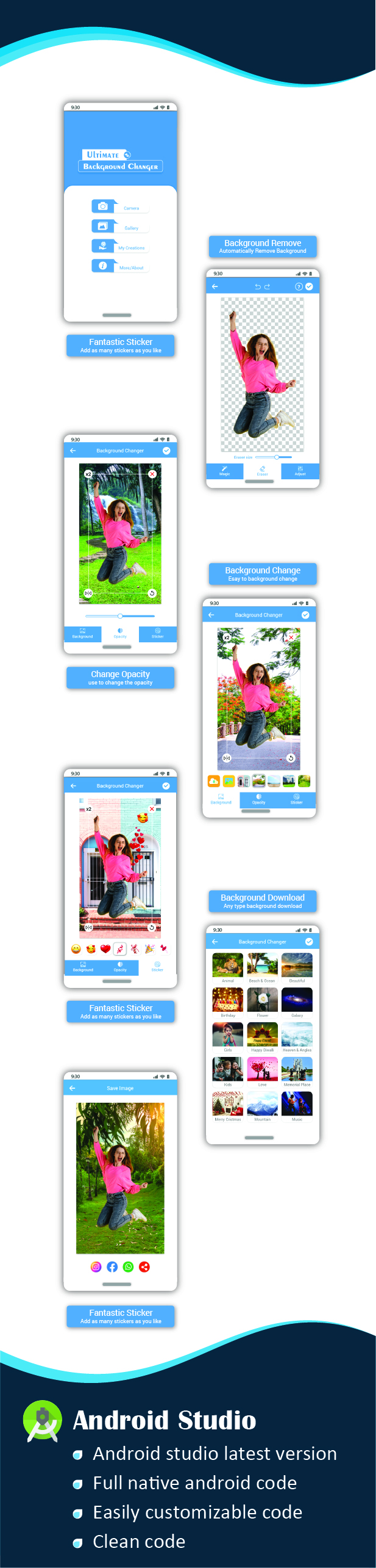 Auto background remover changer Android Full Applications code.market
