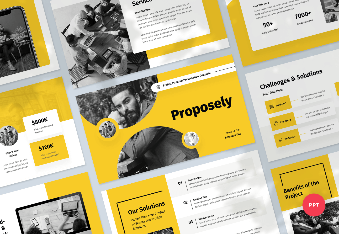 Project Proposal PowerPoint Presentation Template Graphue Project Proposal PowerPoint Presentation Template Graphue