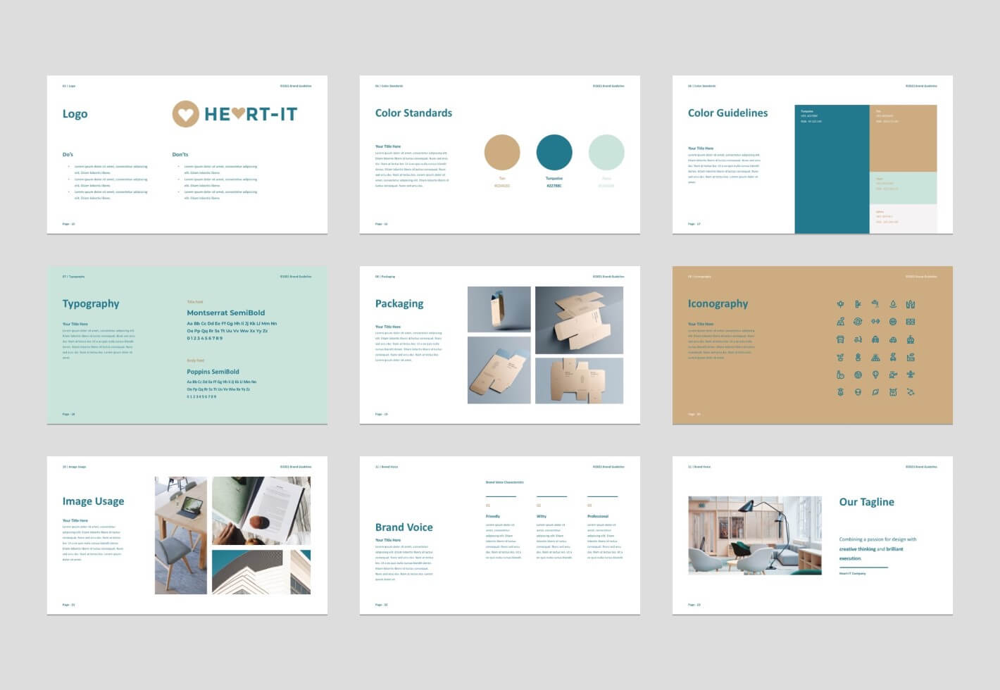 Branding Guideline Keynote Presentation Template Graphue