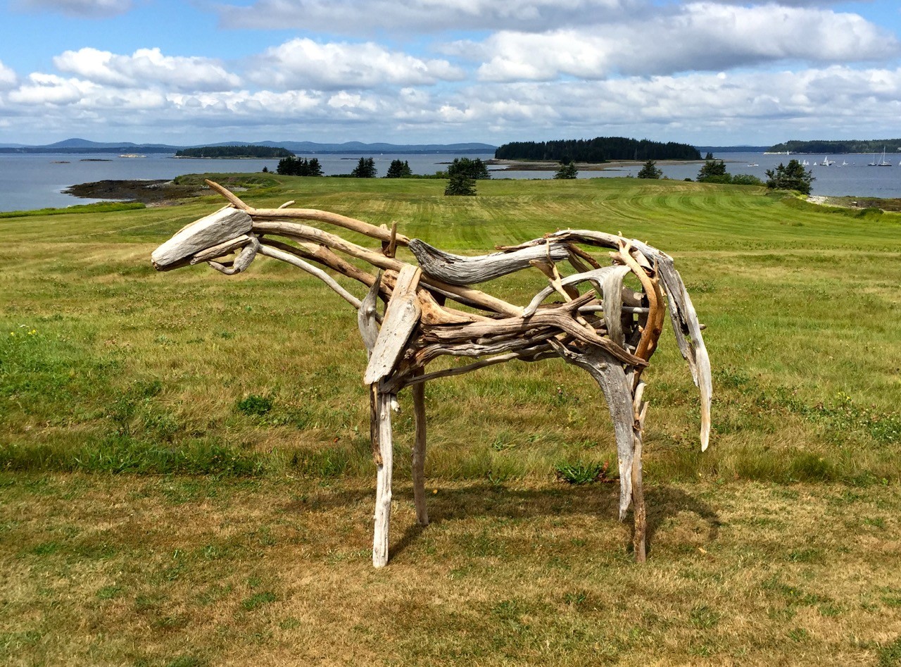 Sculpture in Driftwood Grappa Lane