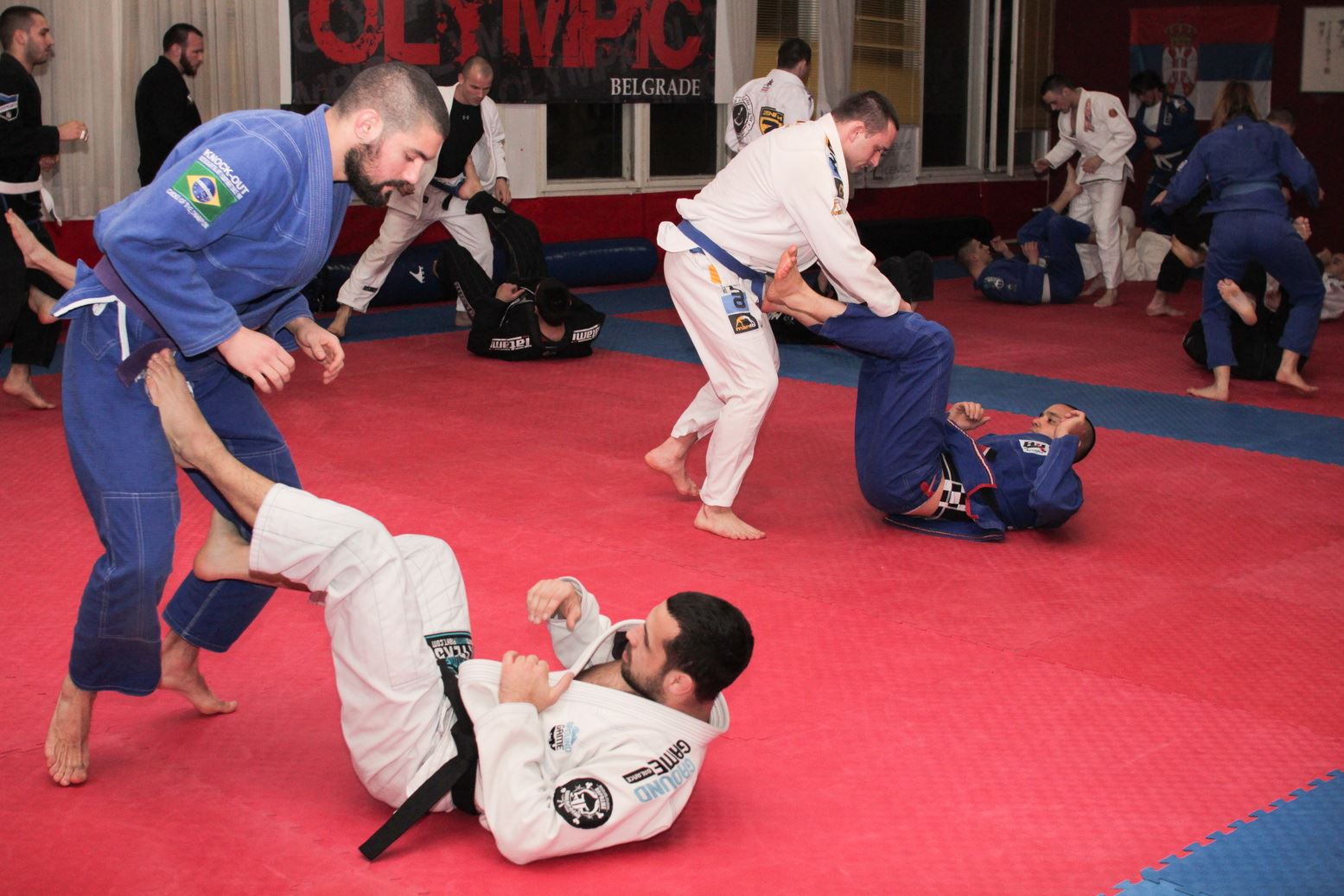 Drilling BJJ techniques
