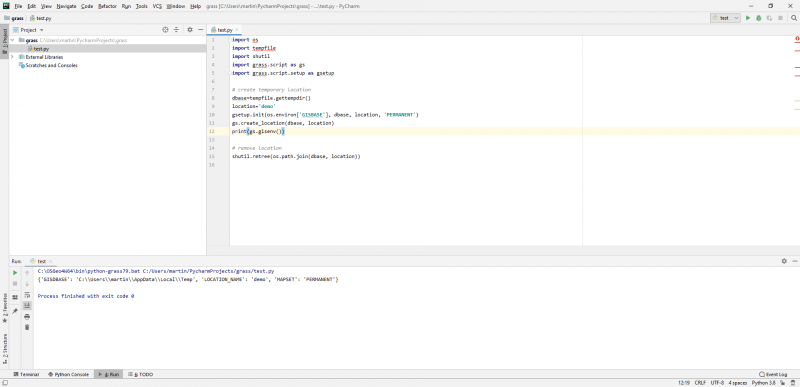 Tools for Python programming GRASSWiki